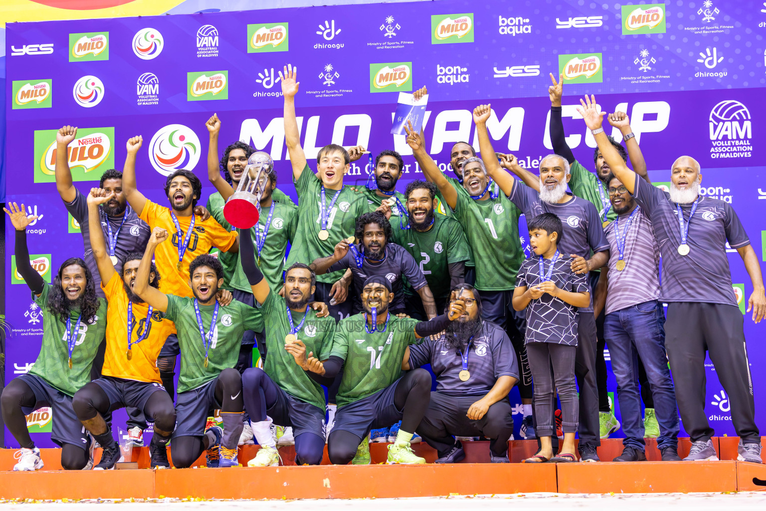 Final of MILO VAM Cup 2024 (Men's Division) was held in Social Center Indoor Hall on Monday, 4th November 2024. 
Photos: Ismail Thoriq / images.mv