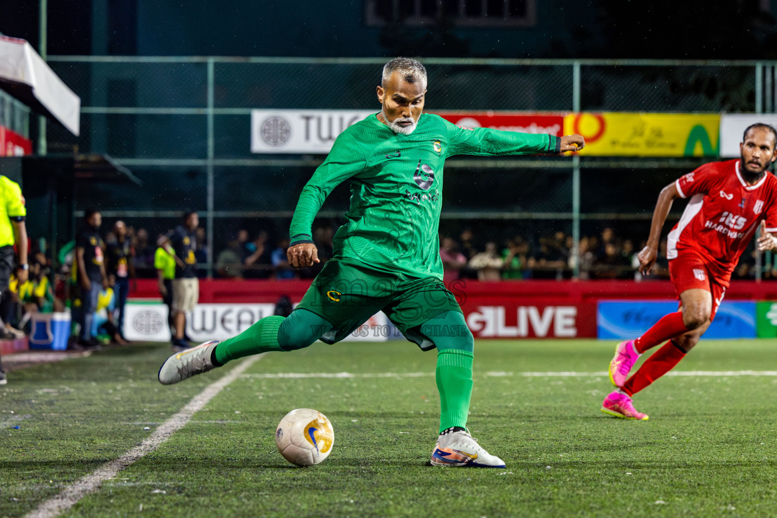 HA Vashafaru VS HA Kelaa in Atoll Round Semi-Final on Day 23 of Golden Futsal Challenge 2025 was held on Monday , 27th January 2025, in Hulhumale', Maldives. Photos: Nausham Waheed / images.mv