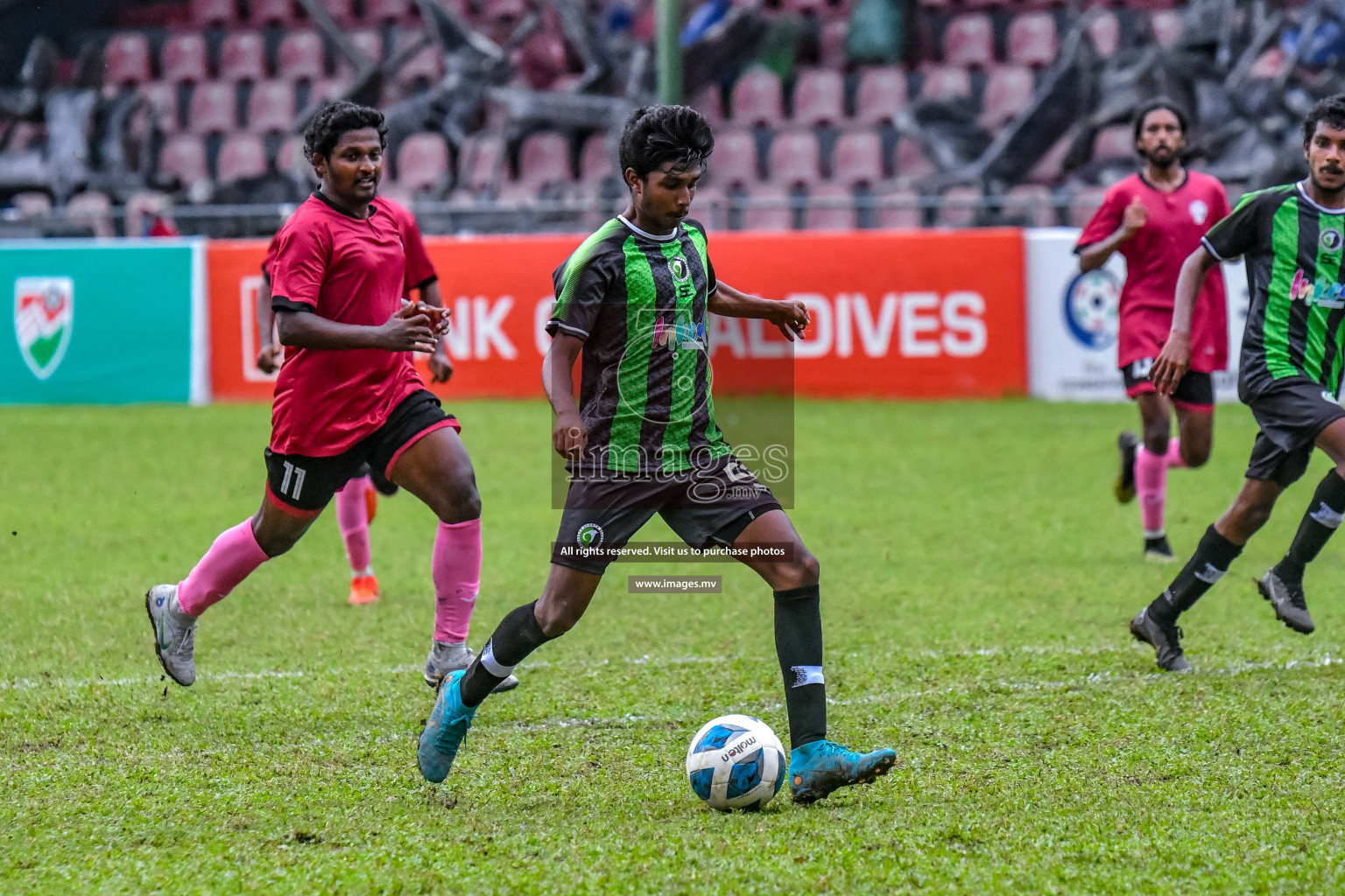 JJ Sports Club vs Capital City Sports Club  in the 2nd Division 2022 on 30thJuly 2022, held in National Football Stadium, Male', Maldives Photos: Nausham Waheed / Images.mv