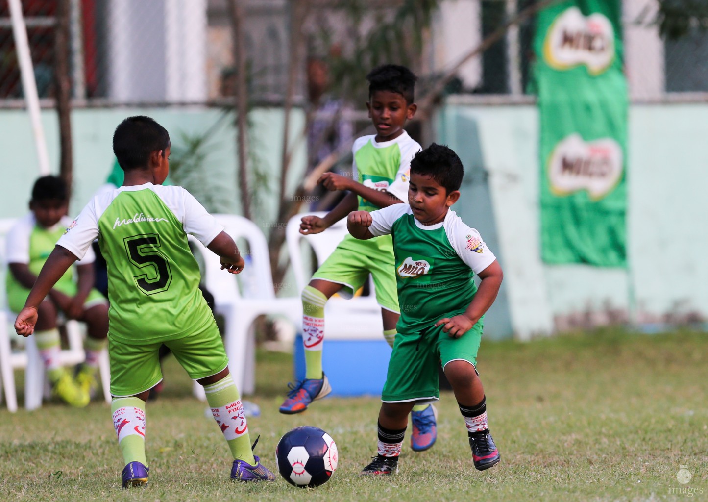 Day 3 of Milo Kids Football Fiesta in Male', Maldives, Friday, October. 13, 2016 (Images.mv Photo/ Abdullah Sham).