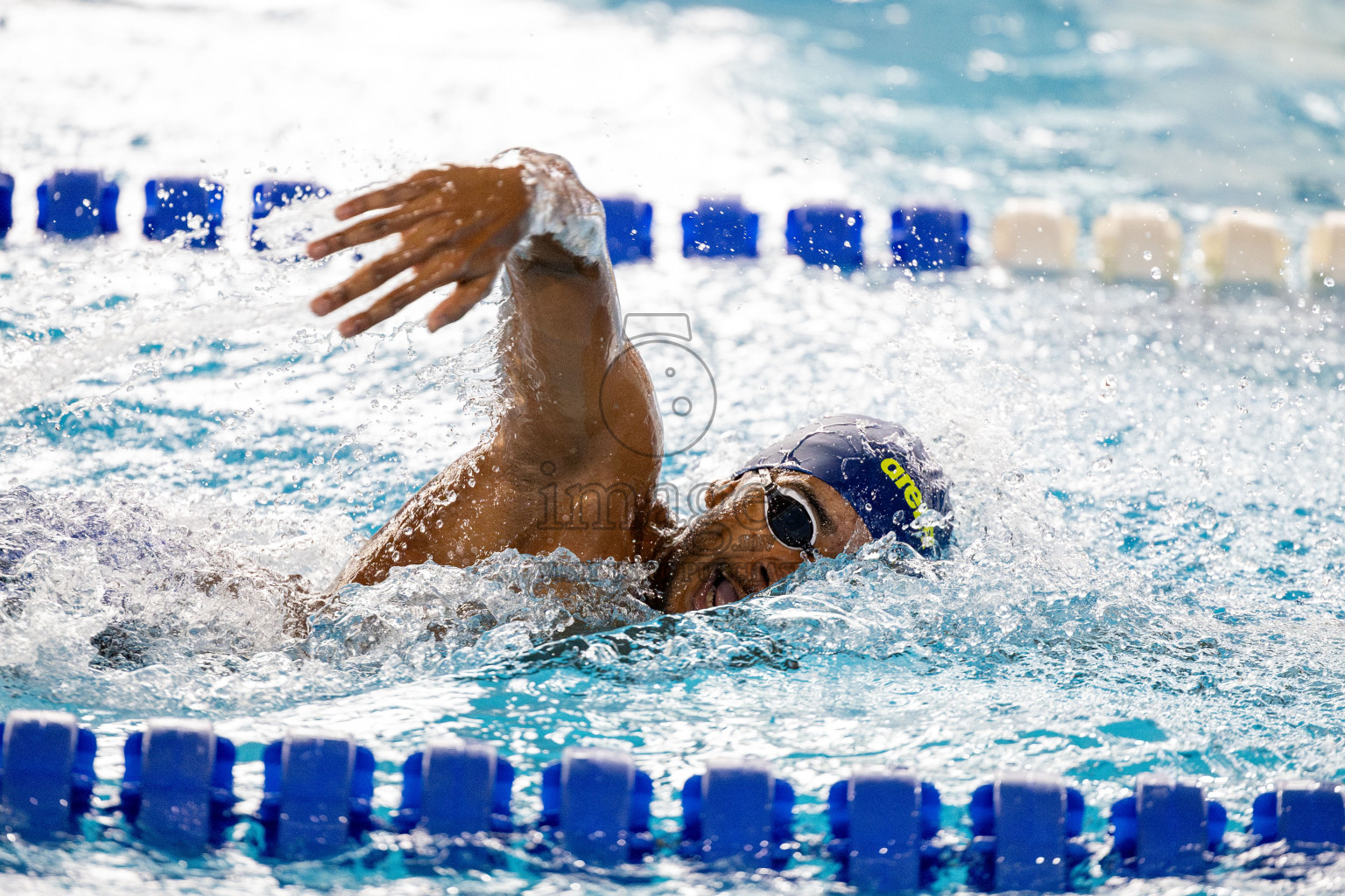 Day 4 of National Swimming Competition 2024 held in Hulhumale', Maldives on Monday, 16th December 2024. 
Photos: Hassan Simah / images.mv