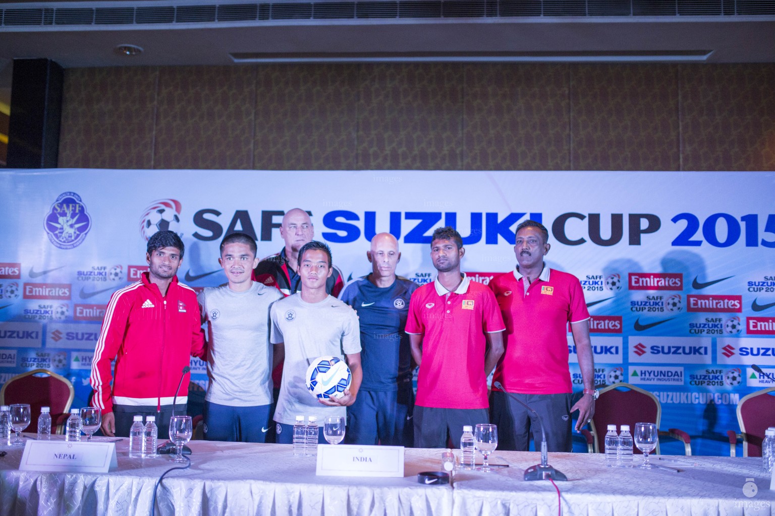 Prematch press conferences of all teams in Thiruvananthapuram, India, Tuesday, December 22, 2015. (Images.mv Photo: Hussain Sinan)