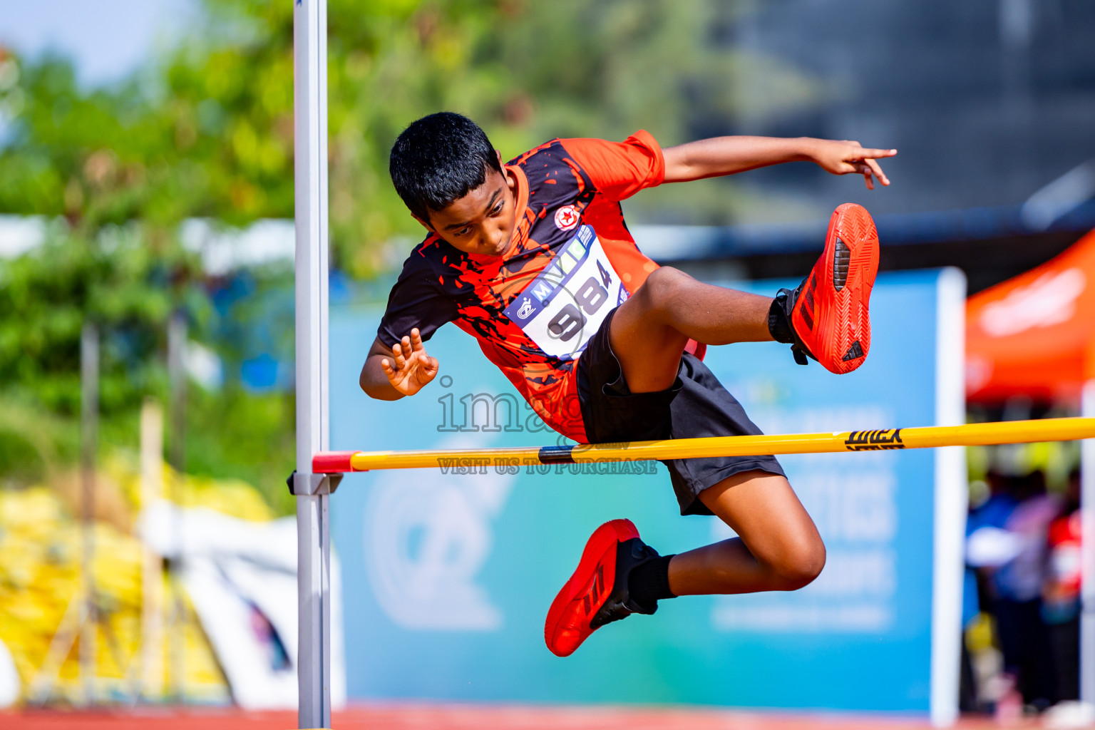 Day 3 of MWSC Interschool Athletics Championships 2024 held in Hulhumale Running Track, Hulhumale, Maldives on Monday, 11th November 2024. Photos by:  Nausham Waheed / Images.mv