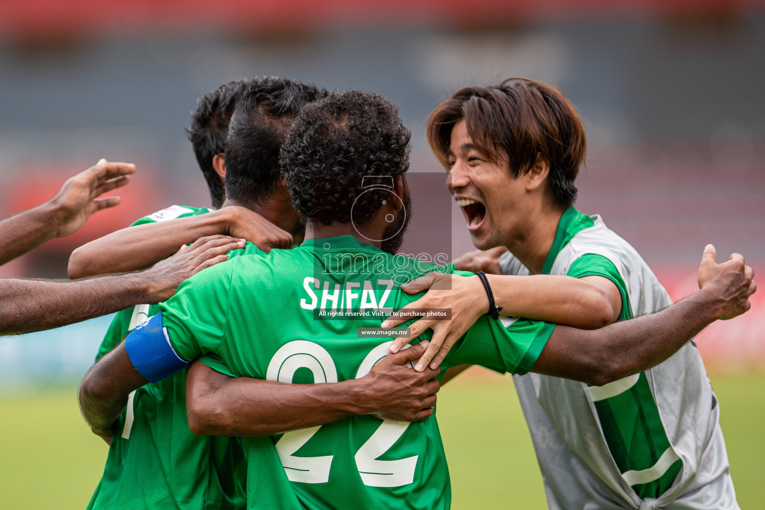 Maziya Sports & Recreation Club vs Bashundhara Kings in the group stage of AFC Cup 2023 held in the National Stadium, Male, Maldives, on Tuesday 19th September 2023. Photos: Mohamed Mahfooz Moosa