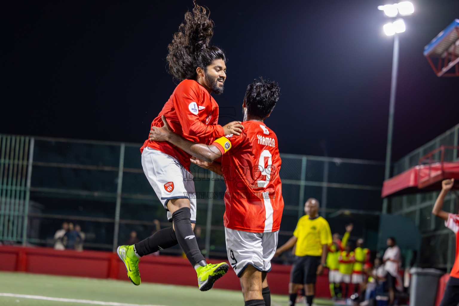 Sheesha vs Roseware in Day 1 of Office League 2025 was held on Wednesday, 16th April 2025 in Hulhumale', Maldives.
Photos: Ismail Thoriq / images.mv