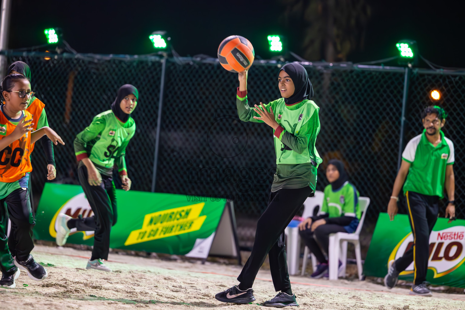 Finals of Milo Ramadan Half Court Netball Challenge on 24th March 2024, held in Central Park, Hulhumale, Male', Maldives
Photos: Ismail Thoriq / imagesmv