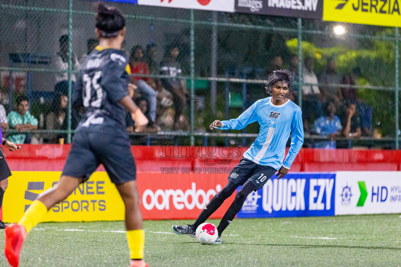 F Magoodhoo vs F Feeali in Day 17 of Golden Futsal Challenge 2024 was held on Wednesday, 31st January 2024, in Hulhumale', Maldives Photos: Hassan Simah / images.mv