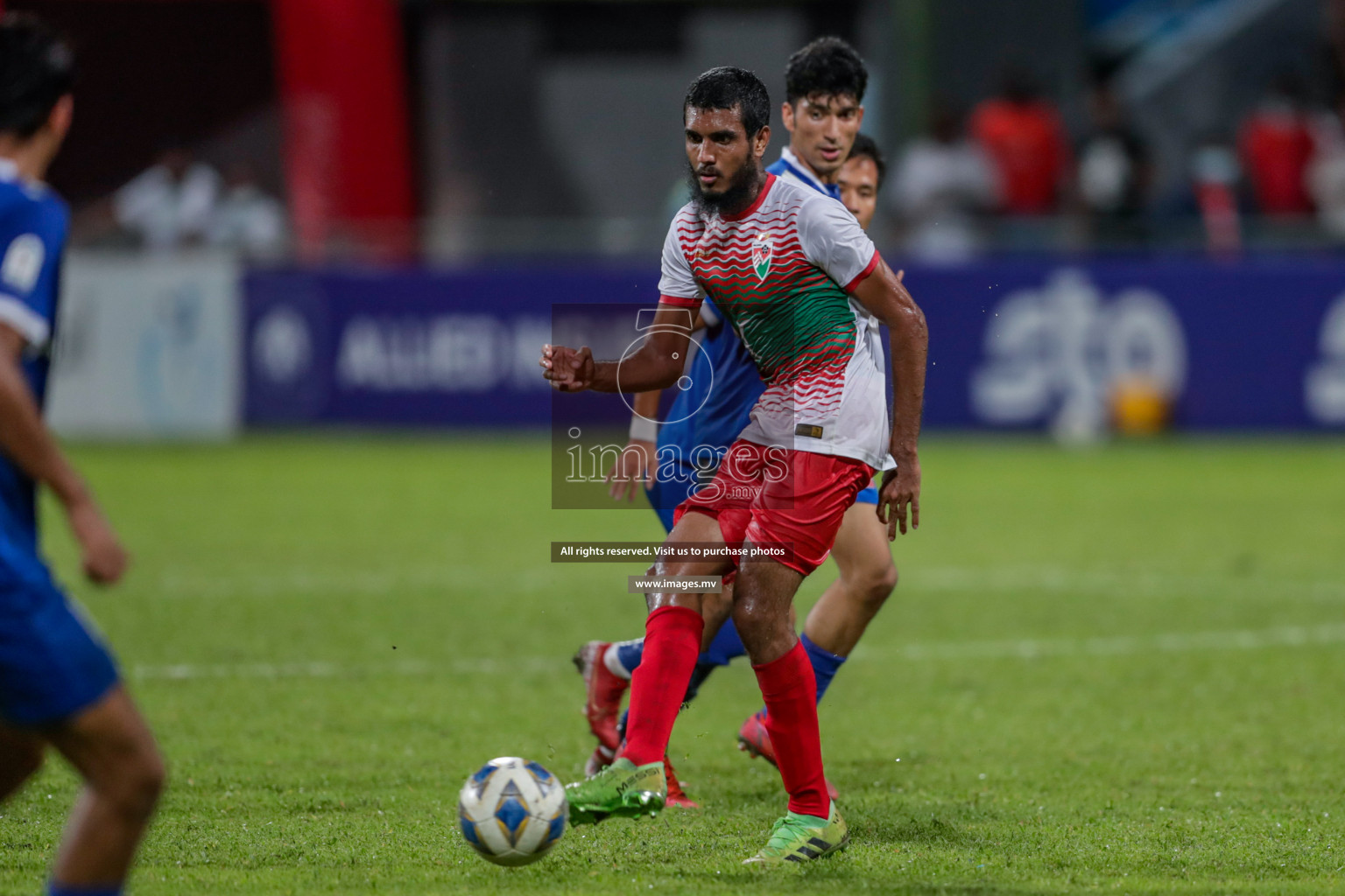 Maldives vs Nepal in SAFF Championship 2021 held on 1st October 2021 in Galolhu National Stadium, Male', Maldives