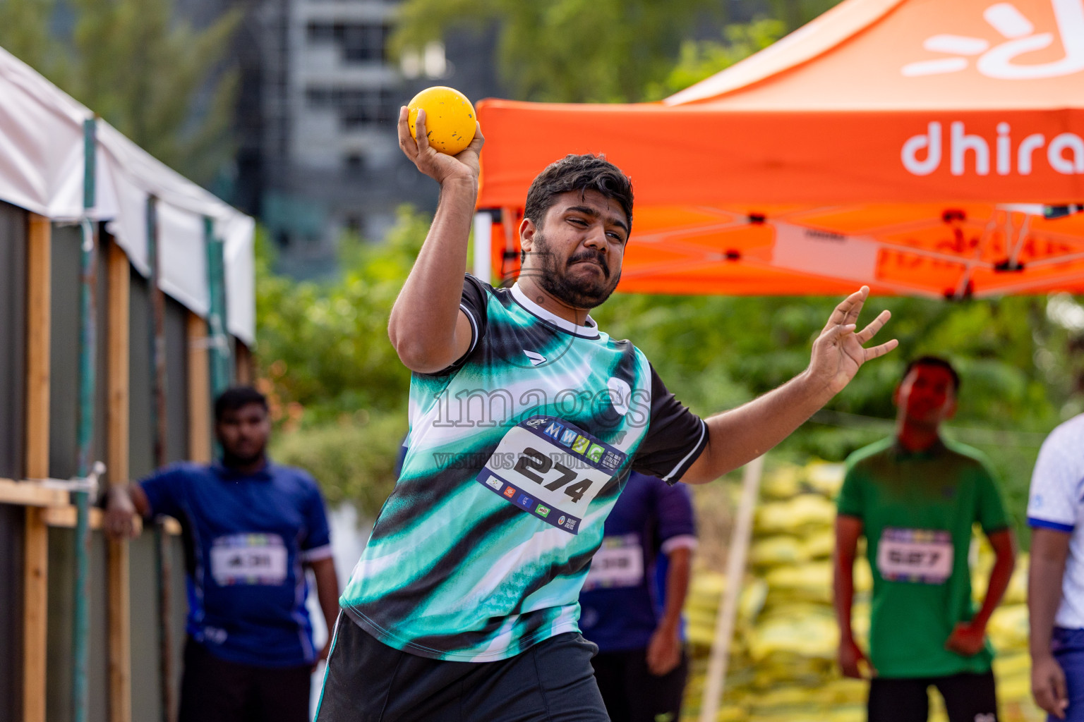 Day 2 of MWSC Interschool Athletics Championships 2024 held in Hulhumale Running Track, Hulhumale, Maldives on Sunday, 10th November 2024. 
Photos by: Hassan Simah / Images.mv