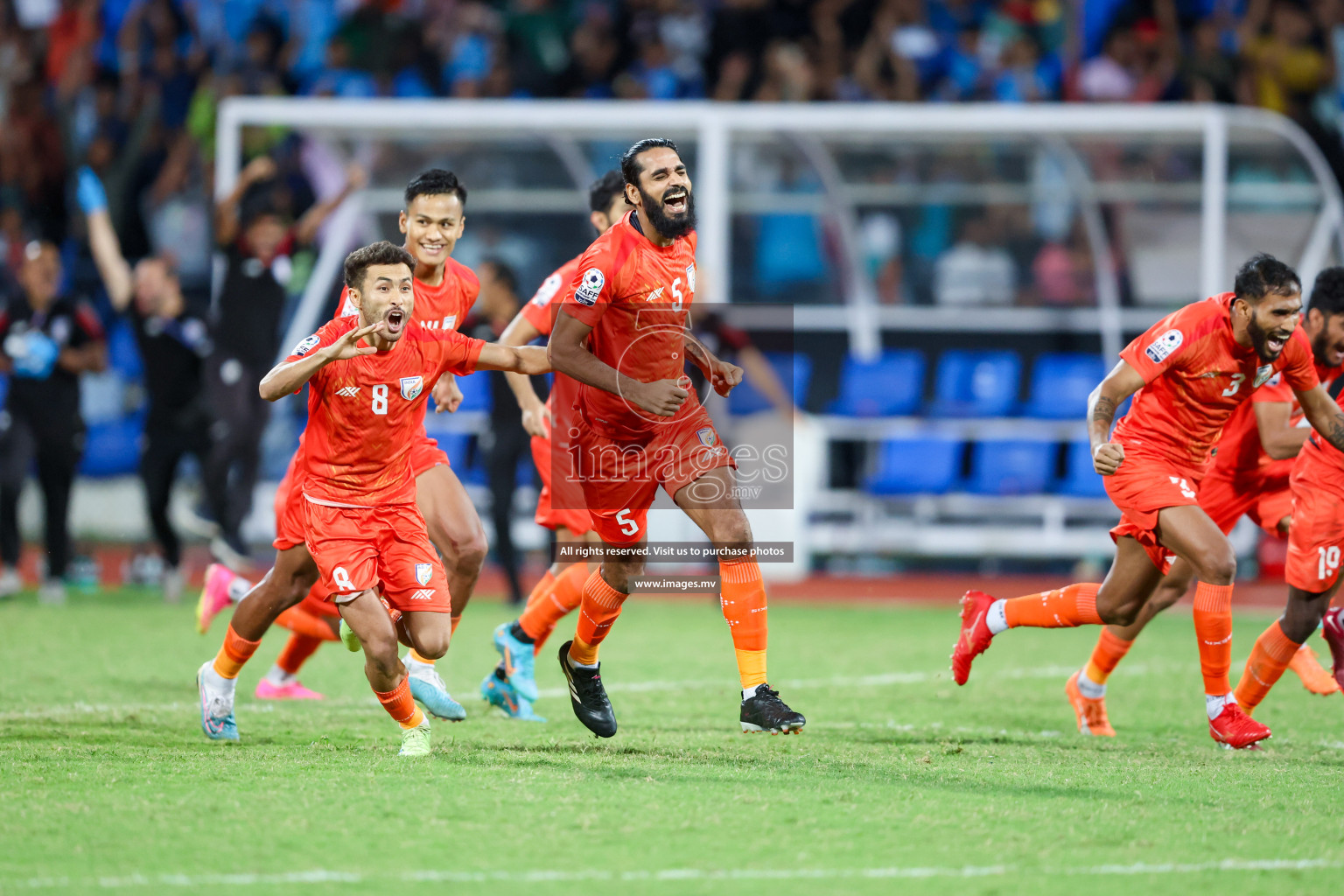 Kuwait vs India in the Final of SAFF Championship 2023 held in Sree Kanteerava Stadium, Bengaluru, India, on Tuesday, 4th July 2023. Photos: Nausham Waheed / images.mv