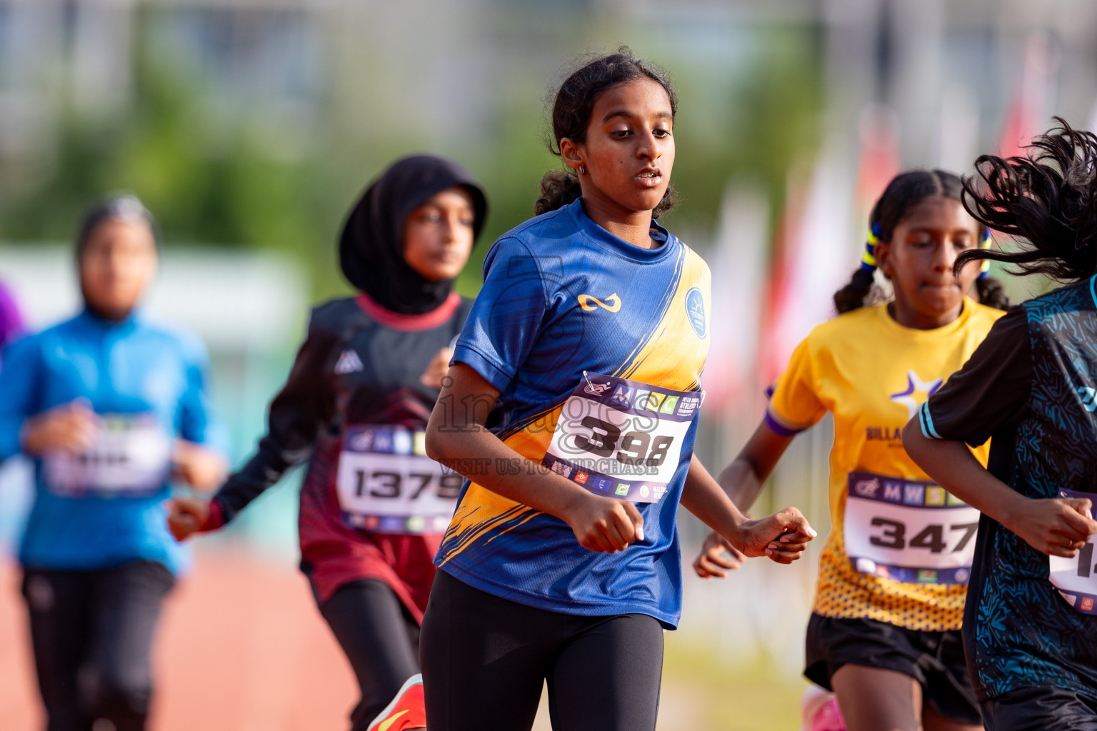 Day 3 of MWSC Interschool Athletics Championships 2024 held in Hulhumale Running Track, Hulhumale, Maldives on Monday, 11th November 2024. 
Photos by: Hassan Simah / Images.mv