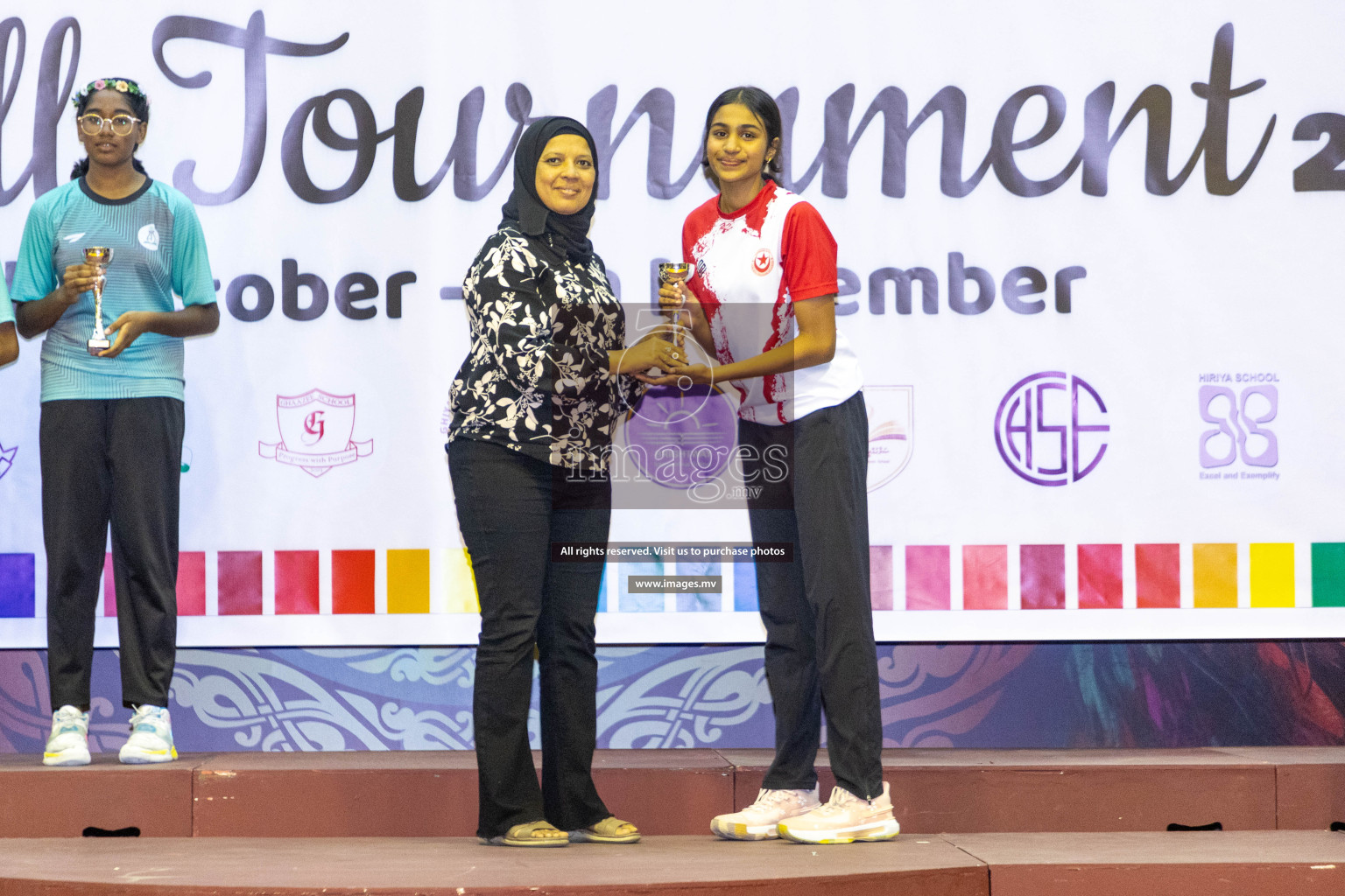 Final of 24th Interschool Netball Tournament 2023 was held in Social Center, Male', Maldives on 7th November 2023. Photos: Nausham Waheed / images.mv