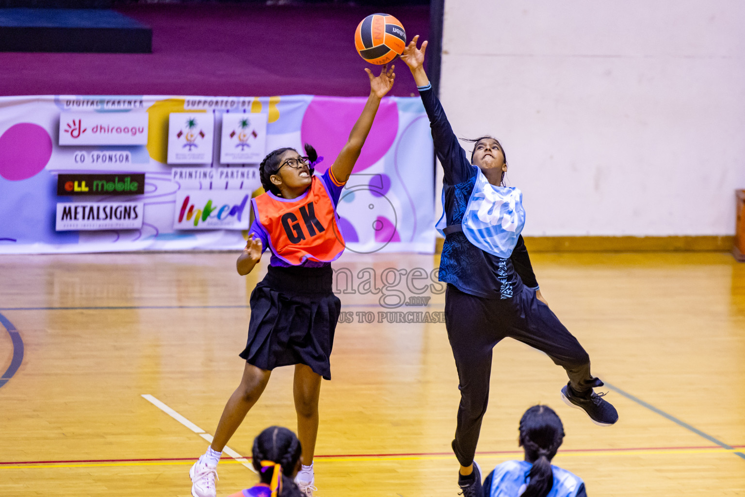 Day 14 of 25th Inter-School Netball Tournament was held in Social Center at Male', Maldives on Sunday, 25th August 2024. Photos: Nausham Waheed / images.mv