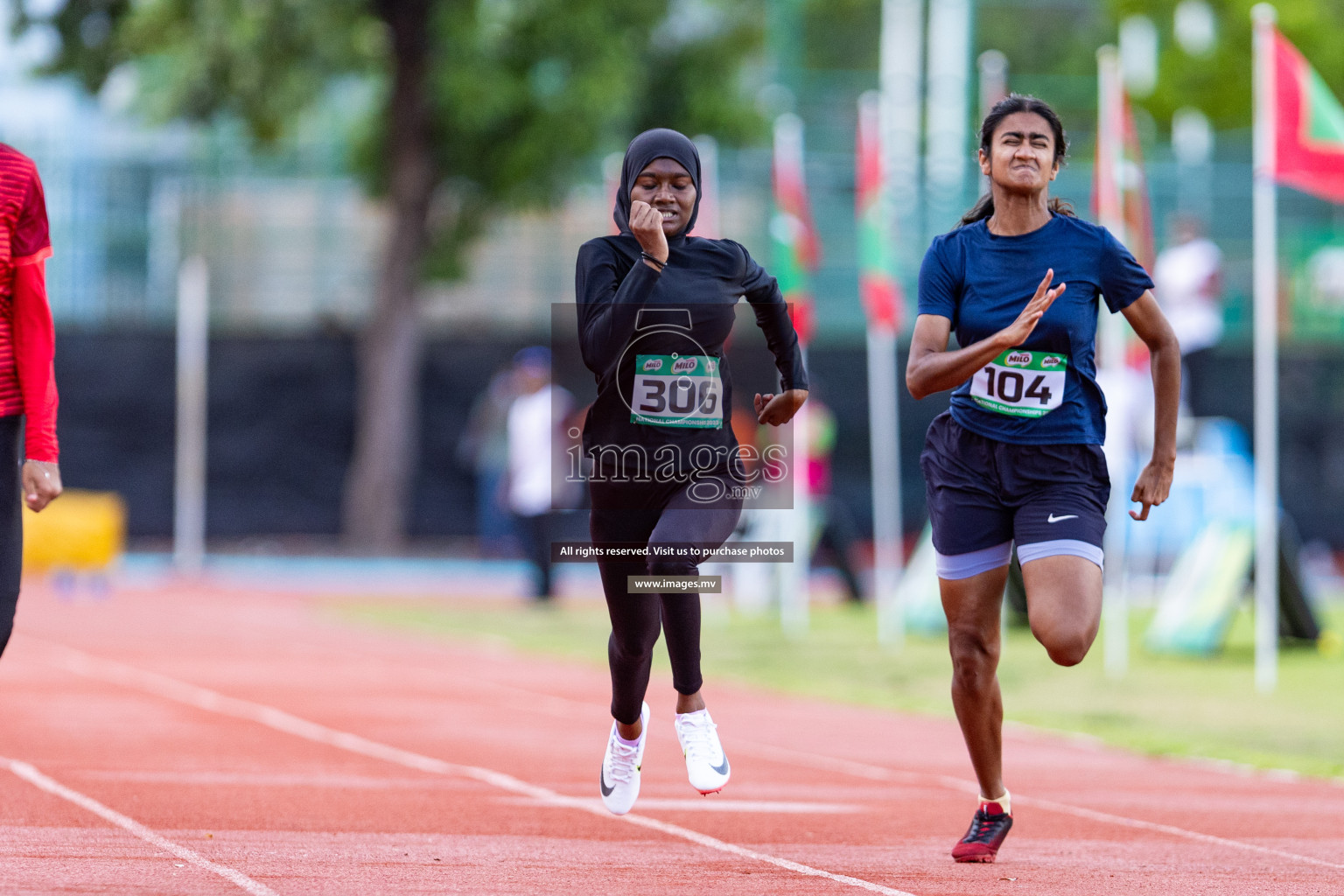 Day 1 of National Athletics Championship 2023 was held in Ekuveni Track at Male', Maldives on Thursday 23rd November 2023. Photos: Nausham Waheed / images.mv