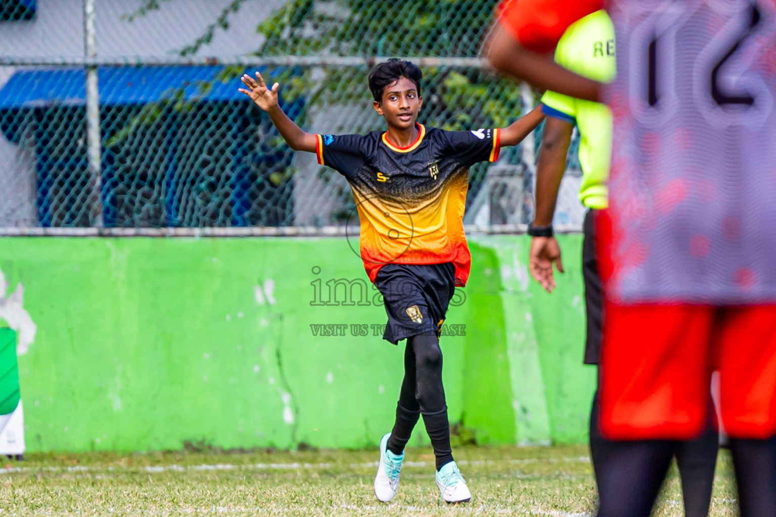 Day 2 of MILO Academy Championship 2024 Under 14 held in Henveyru Stadium, Male', Maldives on Friday, 1st November 2024. Photos: Nausham Waheed / Images.mv