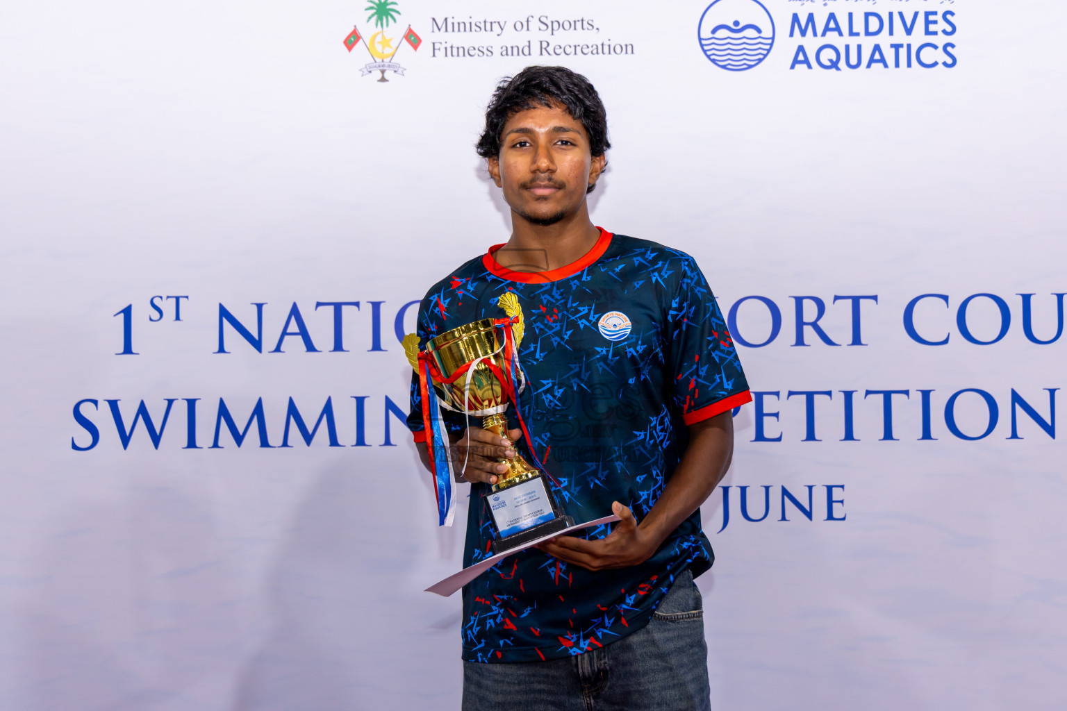 Closing Ceremony of 1st National Short Course Swimming Competition held in Hulhumale', Maldives on Thursday, 19th June 2025. Photos: Nausham Waheed / images.mv