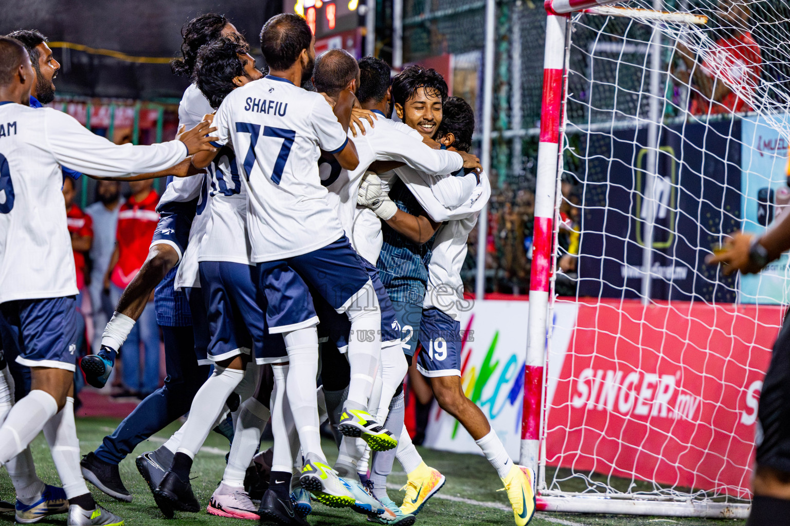 Club HDC vs Team MACL in Round of 16 of Club Maldives Cup 2024 held in Rehendi Futsal Ground, Hulhumale', Maldives on Monday, 7th October 2024. Photos: Nausham Waheed / images.mv