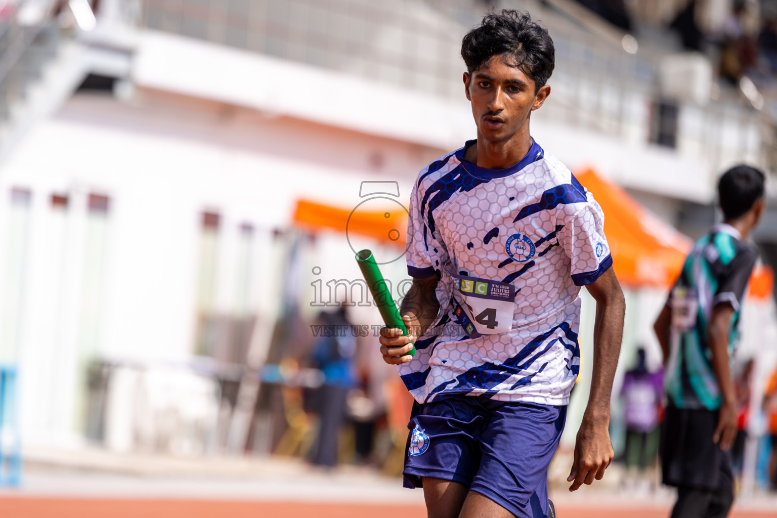 Day 6 of MWSC Interschool Athletics Championships 2024 held in Hulhumale Running Track, Hulhumale, Maldives on Thursday, 14th November 2024. Photos by: Ismail Thoriq / Images.mv