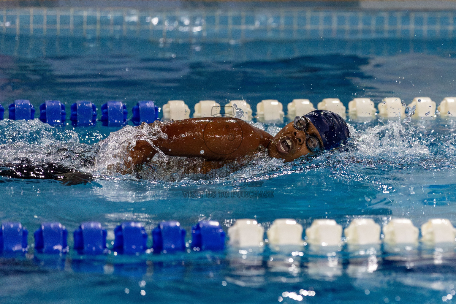 Day 2 of National Swimming Competition 2024 held in Hulhumale', Maldives on Saturday, 14th December 2024. Photos: Hassan Simah / images.mv