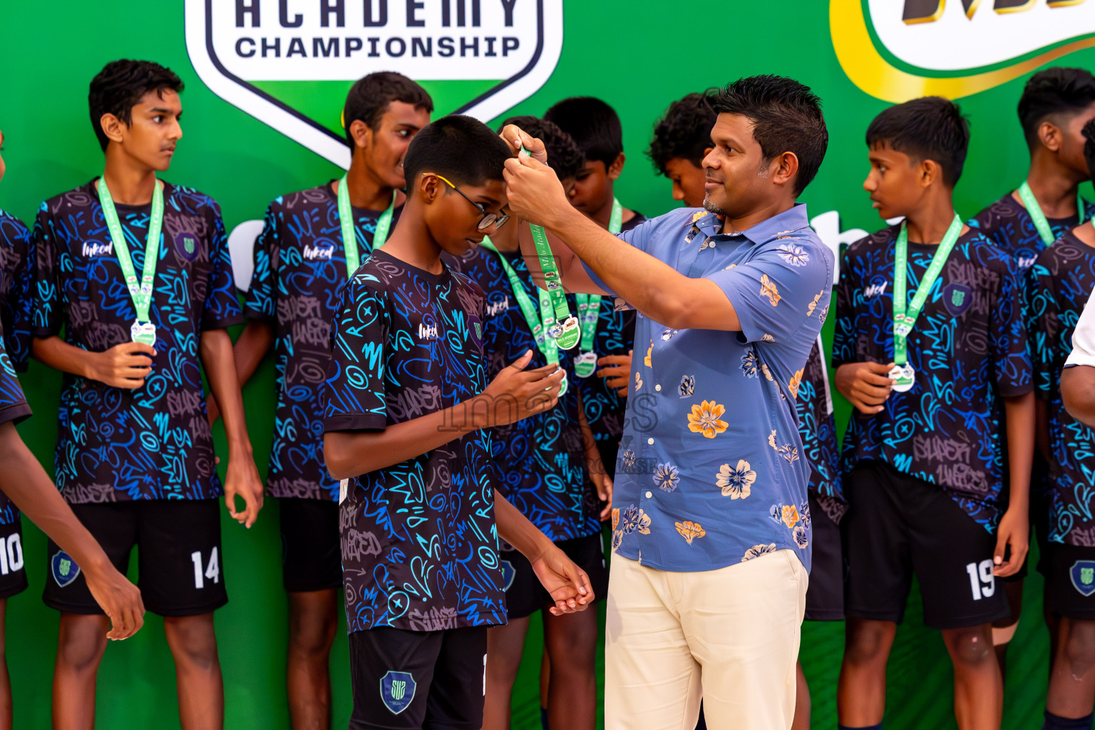 Day 4 of MILO Academy Championship 2024 (U-14) was held in Henveyru Stadium, Male', Maldives on Sunday, 3rd November 2024. Photos: Ismail Thoriq / Images.mv