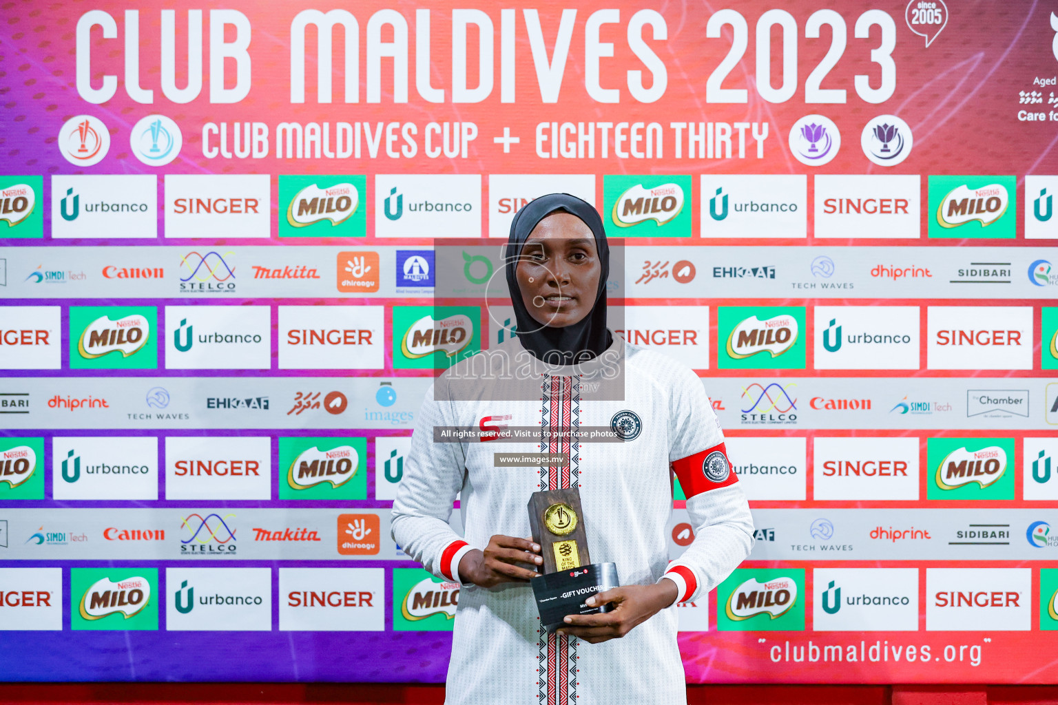 Hulhumale Hospital vs Prison RC in 18/30 Futsal Fiesta Classic 2023 held in Hulhumale, Maldives, on Monday, 17th July 2023 Photos: Nausham Waheed / images.mv