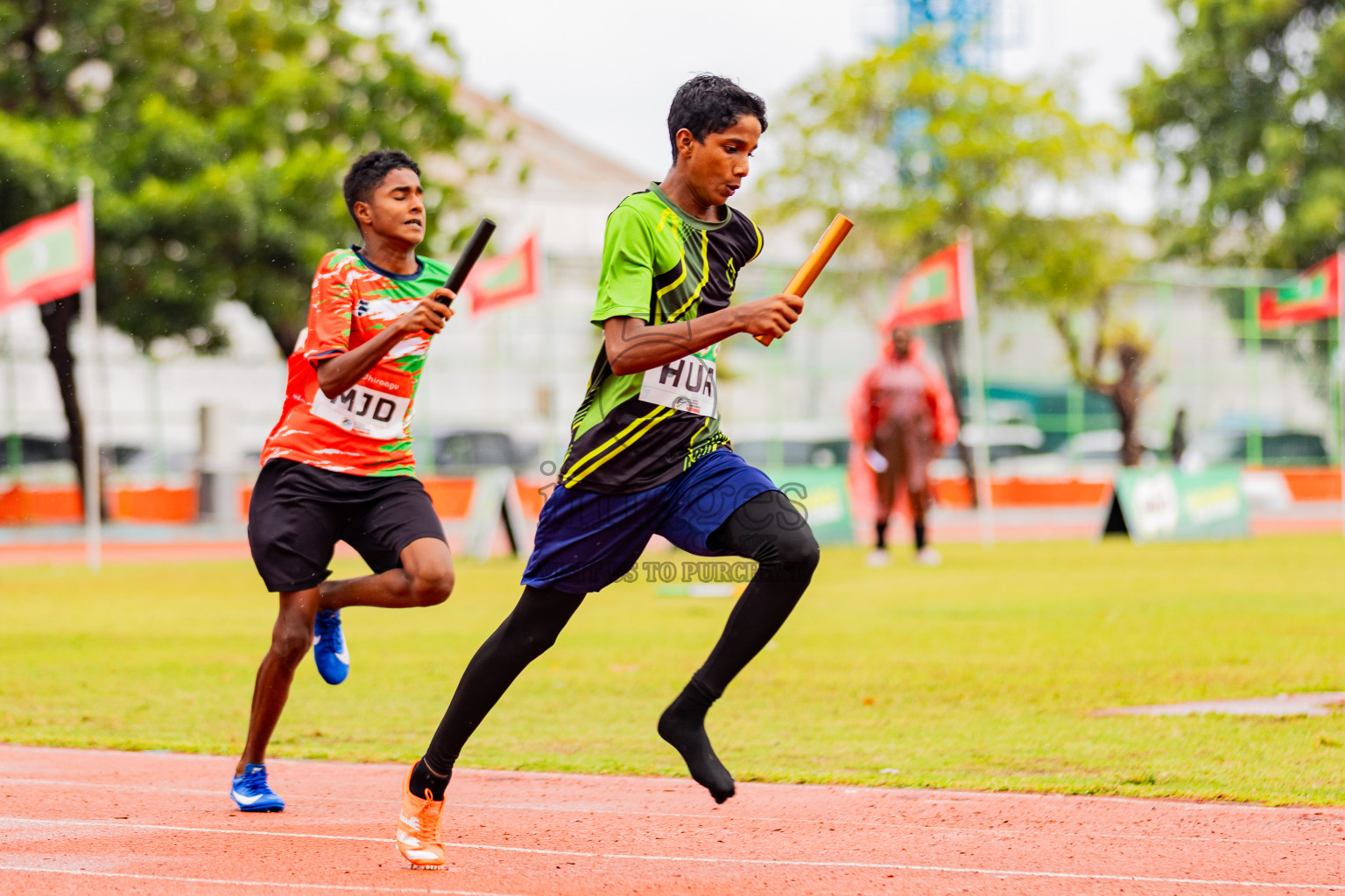 Day 6 of Inter-school Athletics Championship 2025 held in Ekuveni Synthetic Track, Male', Maldives on Sunday, 12th October 2025. Photos by: Areef Adam / Images.mv