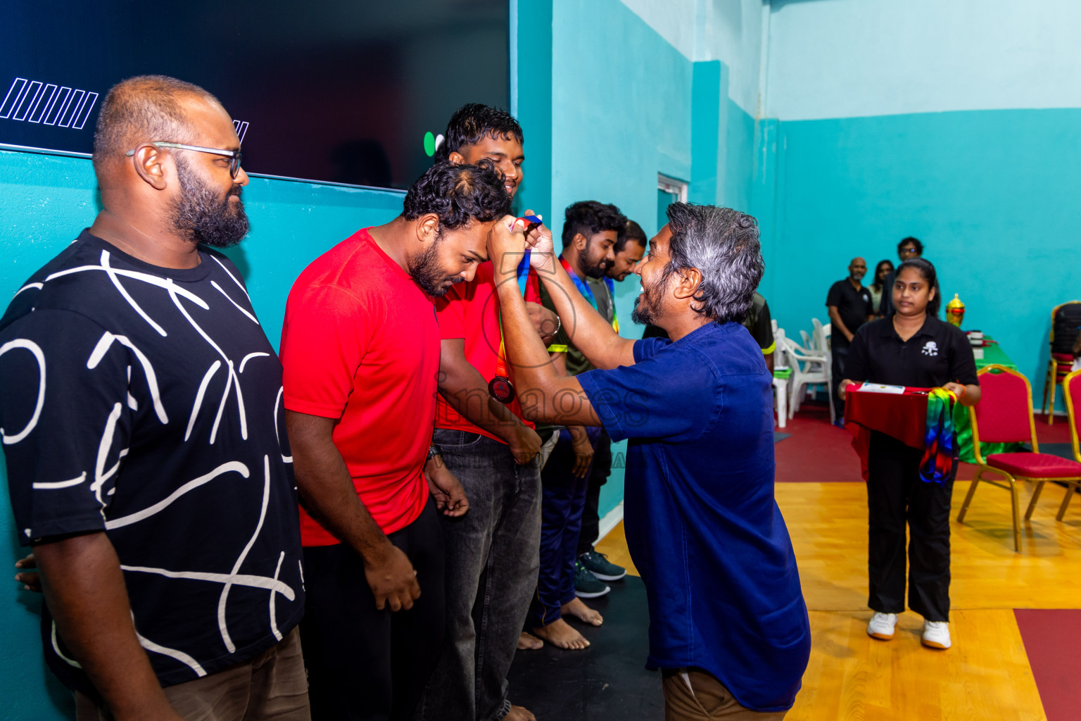 Finals of 9th Inter Office Company & Resort Table Tennis Tournament was held in Male' TT Hall, Male', Maldives on Saturday, 16th November 2024. Photos: Nausham Waheed / images.mv