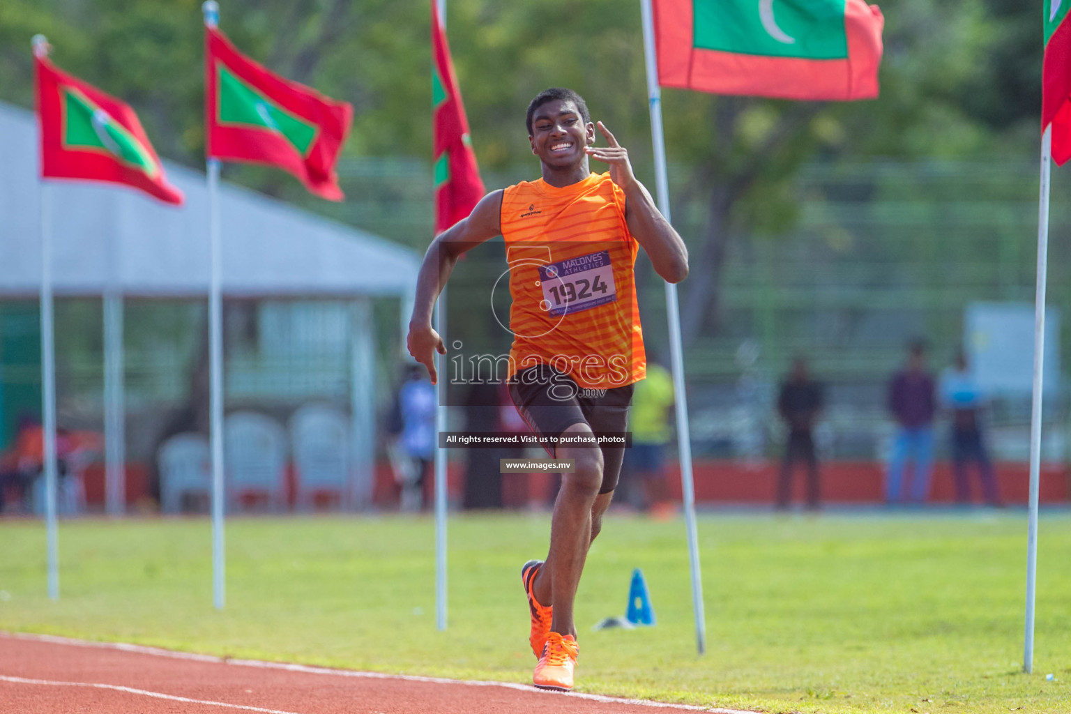 Day 1 of Inter-School Athletics Championship held in Male', Maldives on 22nd May 2022. Photos by: Maanish / images.mv