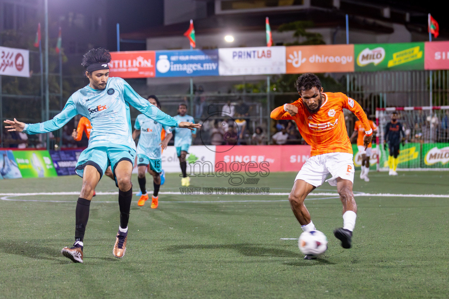 TEAM FSM vs CLUB TTS in Club Maldives Cup 2024 held in Rehendi Futsal Ground, Hulhumale', Maldives on Tuesday, 1st October 2024. Photos: Hassan Simah / images.mv