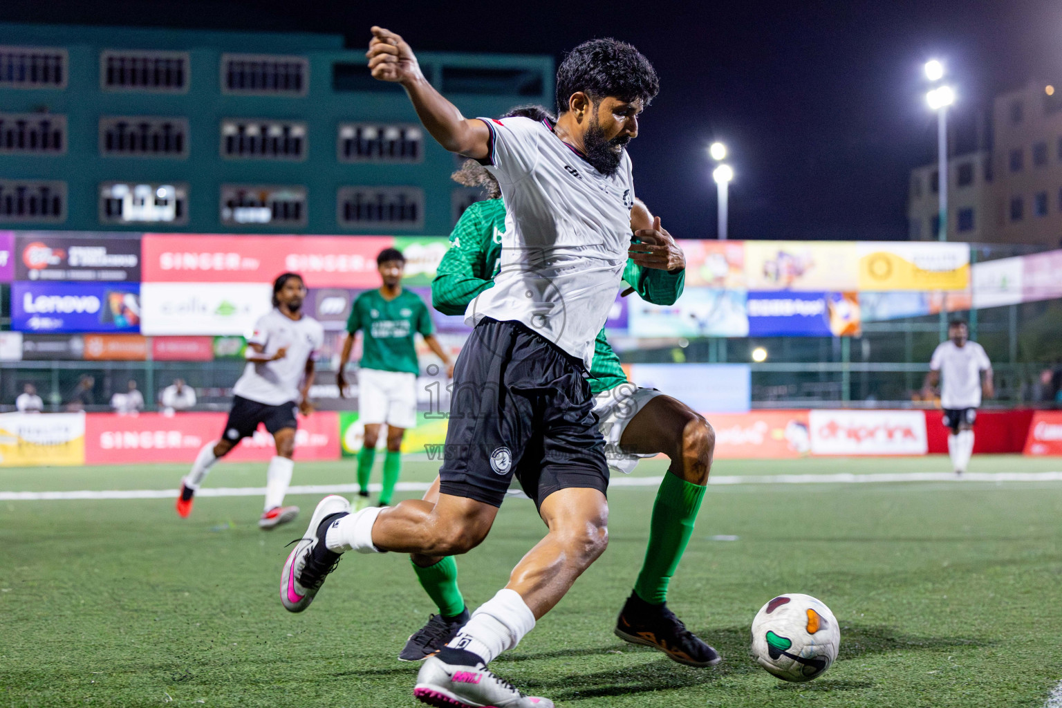 TEAM BADHAHI vs KULHIVARU VUZARA CLUB in the Semi-finals of Club Maldives Classic 2024 held in Rehendi Futsal Ground, Hulhumale', Maldives on Tuesday, 19th September 2024. 
Photos: Nausham Waheed / images.mv