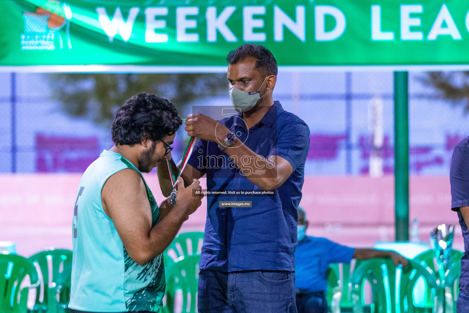 Finals of Weekend League 2021 was held on Monday, 6th December 2021, at Ekuveni Outdoor Basketball court Photos: Ismail Thoriq / images.mv