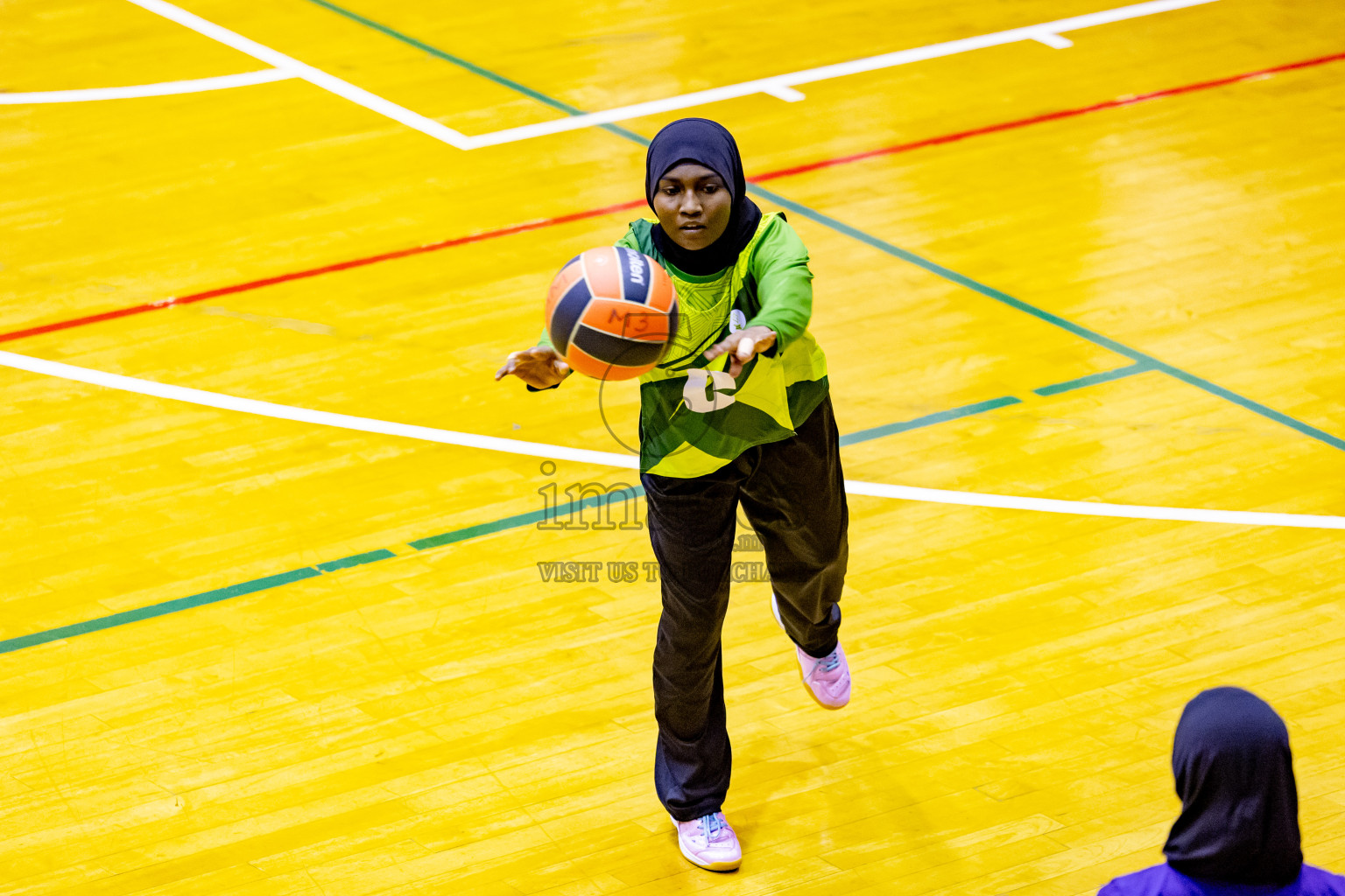 Day 7 of 25th Inter-School Netball Tournament was held in Social Center at Male', Maldives on Saturday, 17th August 2024. Photos: Nausham Waheed / images.mv