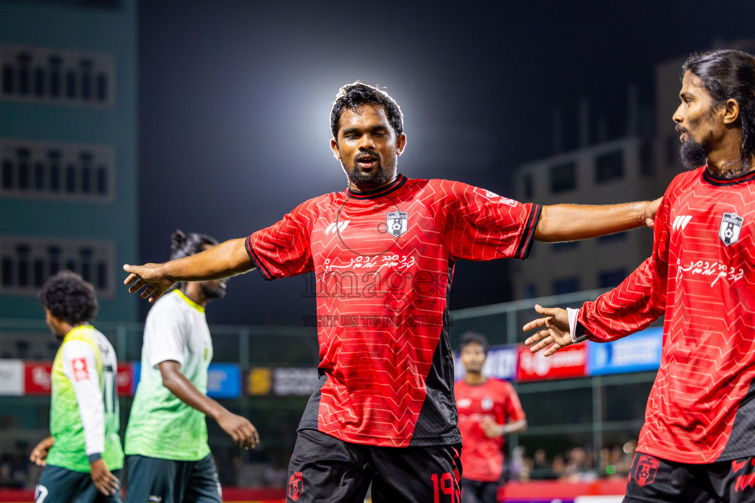 HDH Kumundhoo vs Hdh Vaikaradhoo in Day 5 of Golden Futsal Challenge 2025 on Thursday, 9th January 2025, in Hulhumale', Maldives Photos: Nausham waheed / images.mv