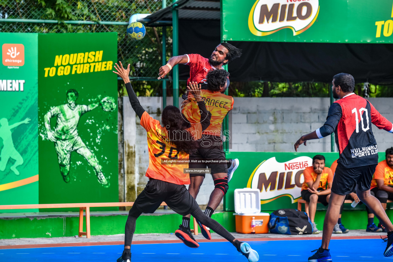 Milo 9th Handball Maldives Championship 2022 Day 1 held in Male', Maldives on 17th October 2022 Photos By: Nausham Waheed /images.mv