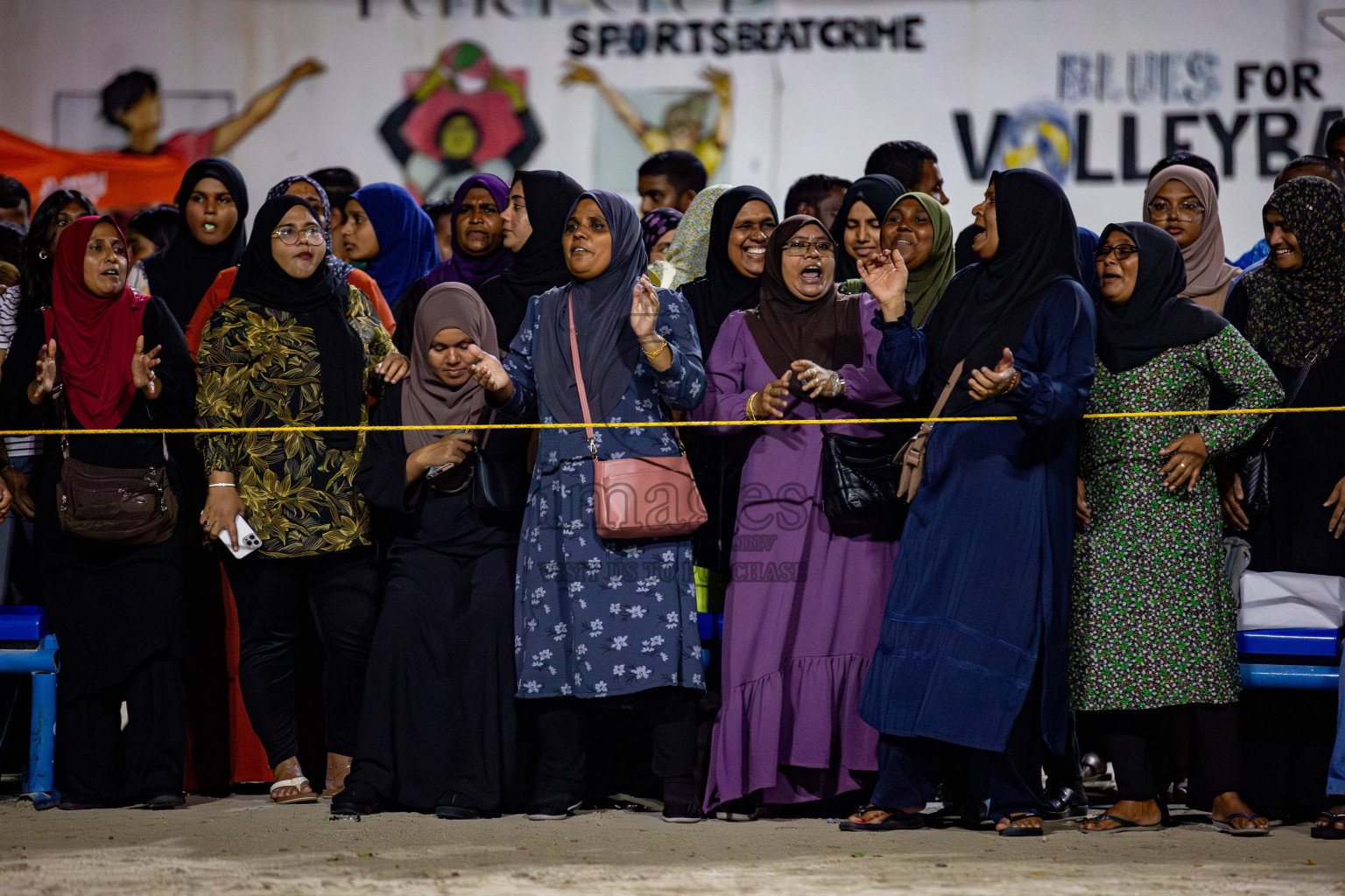 U19 Male and Atoll Girl's Finals in Day 9 of Interschool Volleyball Tournament 2024 was held in ABC Court at Male', Maldives on Saturday, 30th November 2024. Photos: Hassan Simah / images.mv