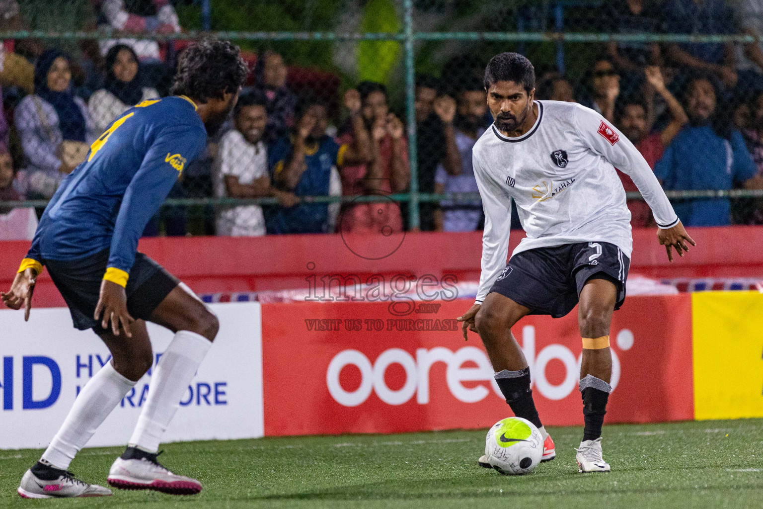 N Velidhoo vs N Miladhoo in Day 3 of Golden Futsal Challenge 2024 was held on Wednesday, 17th January 2024, in Hulhumale', Maldives
Photos: Ismail Thoriq / images.mv