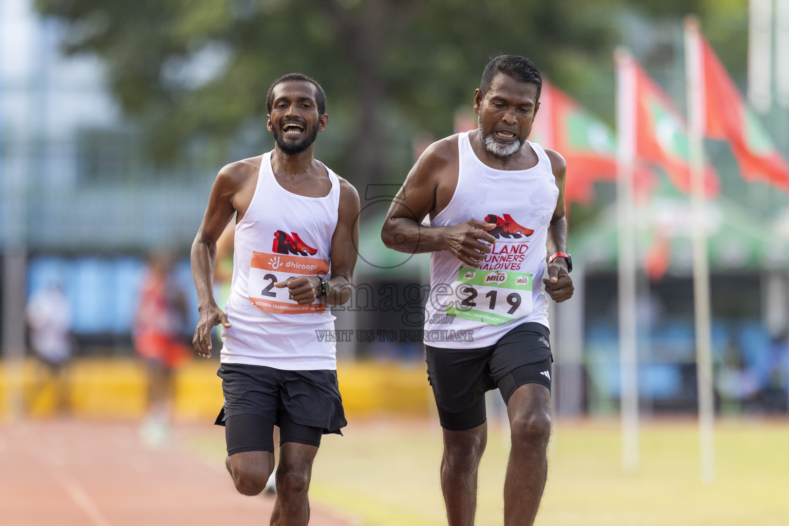 Day 1 of National Athletics Championship 2025 was held at Ekuveni Running Ground in Male', Maldives on Thursday, 14th August 2025. Photos: Hasni / images.mv