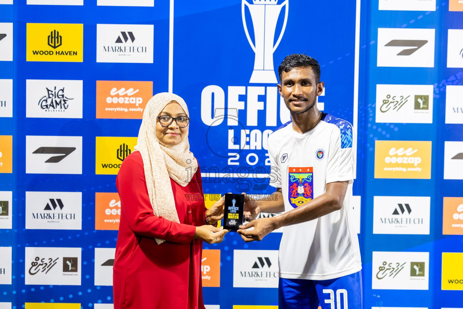 Customs RC vs Police Club in Semi Finals of Office League 2025 was held on Monday, 5th May 2025 in Hulhumale', Maldives. Photos: Nausham Waheed / images.mv