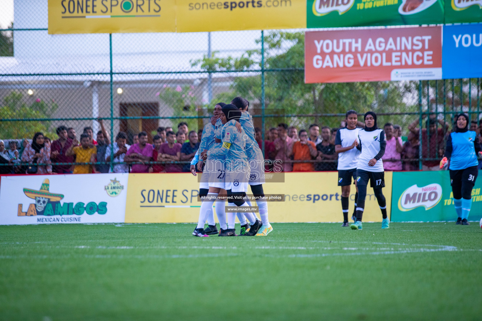 MPL vs DSC in Eighteen Thirty Women's Futsal Fiesta 2022 was held in Hulhumale', Maldives on Monday, 17th October 2022. Photos: Hassan Simah, Mohamed Mahfooz Moosa / images.mv