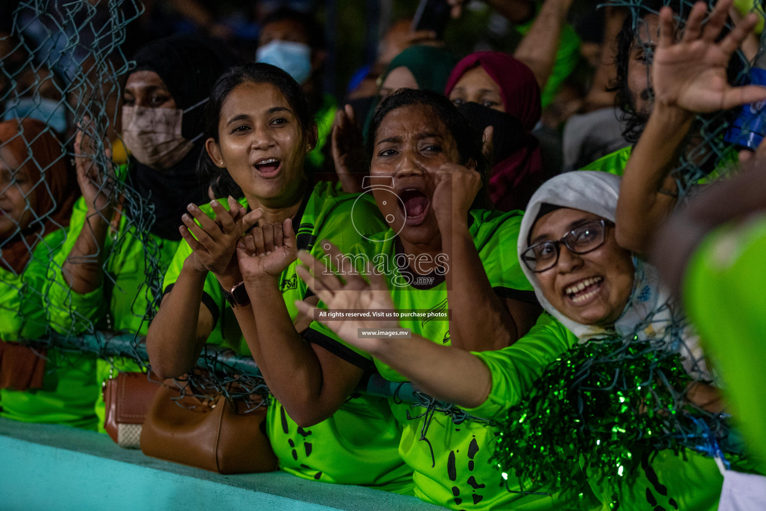 Team FSM Vs Prisons Club in the Semi Finals of Club Maldives 2021 held in Hulhumale, Maldives on 15 December 2021. Photos: Ismail Thoriq / images.mv