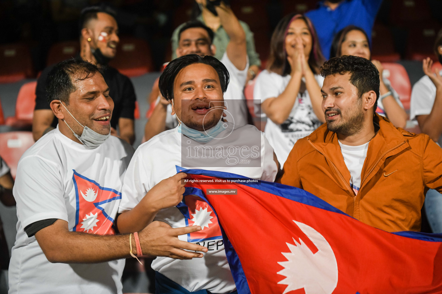 Nepal vs Sri Lanka in SAFF Championship 2021 held on 4th October 2021 in Galolhu National Stadium, Male', Maldives