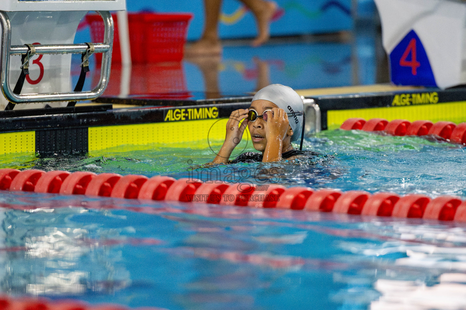 Day 4 of National Swimming Competition 2024 held in Hulhumale', Maldives on Monday, 16th December 2024. 
Photos: Hassan Simah / images.mv