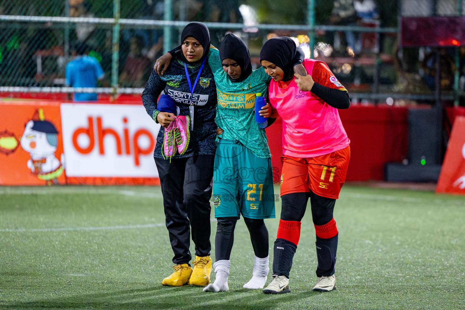 WAMCO vs POLICE CLUB in Eighteen Thirty 2024 2024 held in Rehendi Futsal Ground, Hulhumale', Maldives on Monday, 16th September 2024. Photos: Shu / images.mv