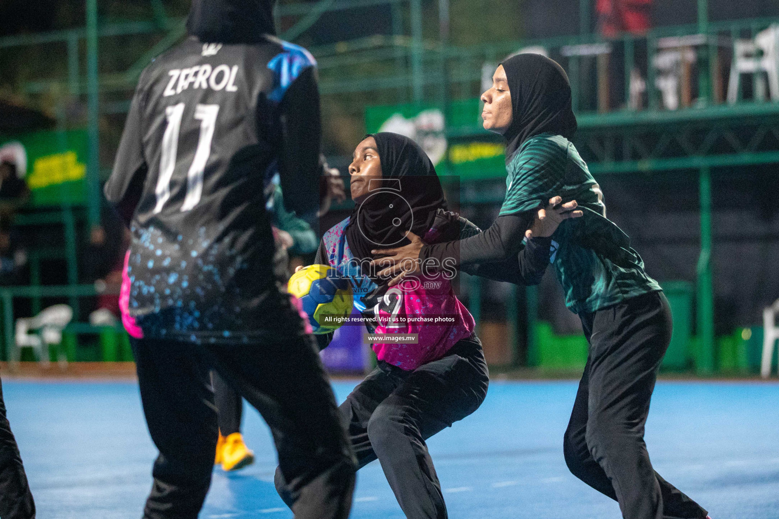 Day 7 of 6th MILO Handball Maldives Championship 2023, held in Handball ground, Male', Maldives on Friday, 26th May 2023 Photos: Nausham Waheed/ Images.mv