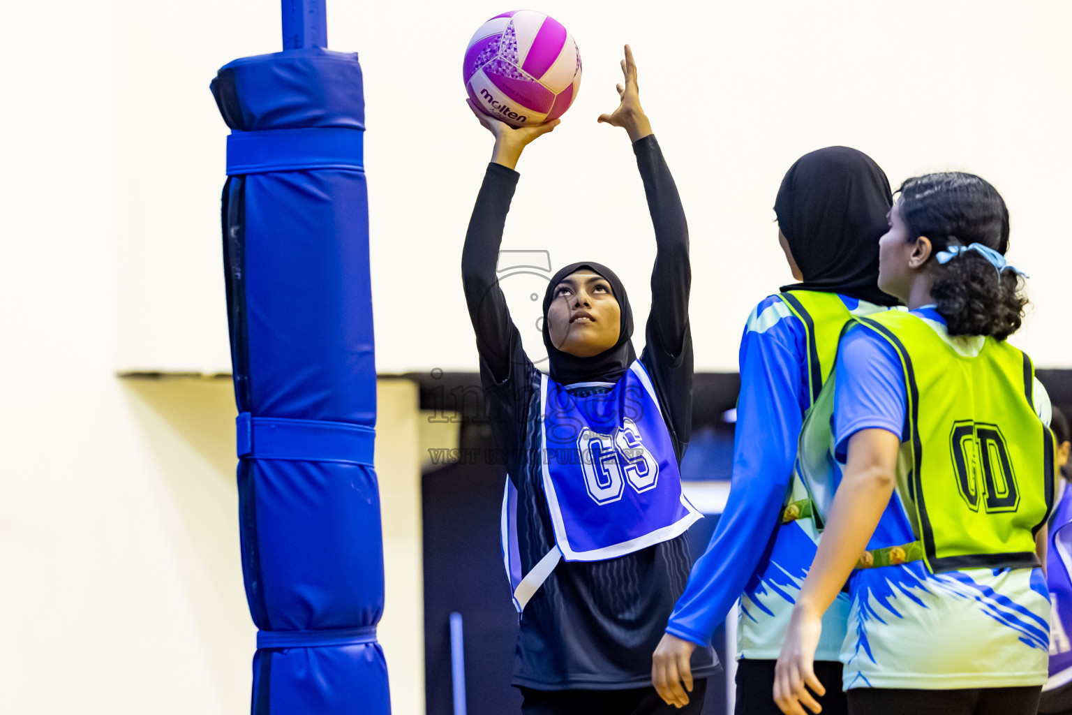 United Unity SV vs SC Shinning Star in Day 2 of 24th Milo Netball Association Championship held in Social Center at Male', Maldives on Tuesday, 2nd September 2025. Photos: Nausham Waheed / images.mv