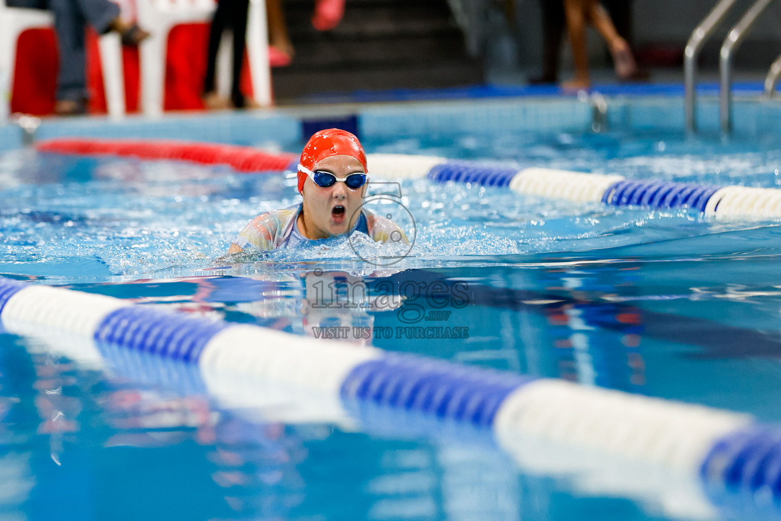 Day 1 of BML 6th National Kids Swimming Kids Festival 2025 held in Hulhumale', Maldives on Monday, 3rd November 2024. Photos: Hassan Simah / images.mv