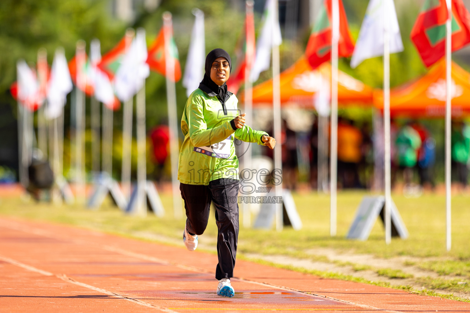 Day 2 of MWSC Interschool Athletics Championships 2024 held in Hulhumale Running Track, Hulhumale, Maldives on Sunday, 10th November 2024.
Photos by: Ismail Thoriq / Images.mv