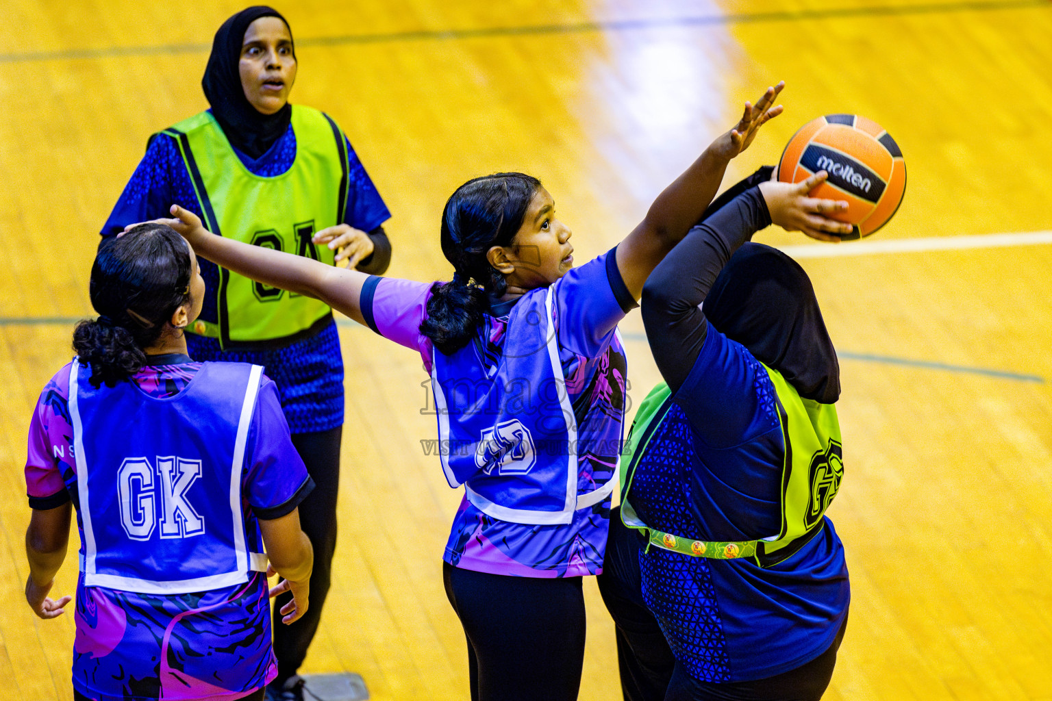 Day 2 of 21st National Netball Tournament was held in Social Canter at Male', Maldives on Thursday, 10th May 2024. Photos: Nausham Waheed / images.mv