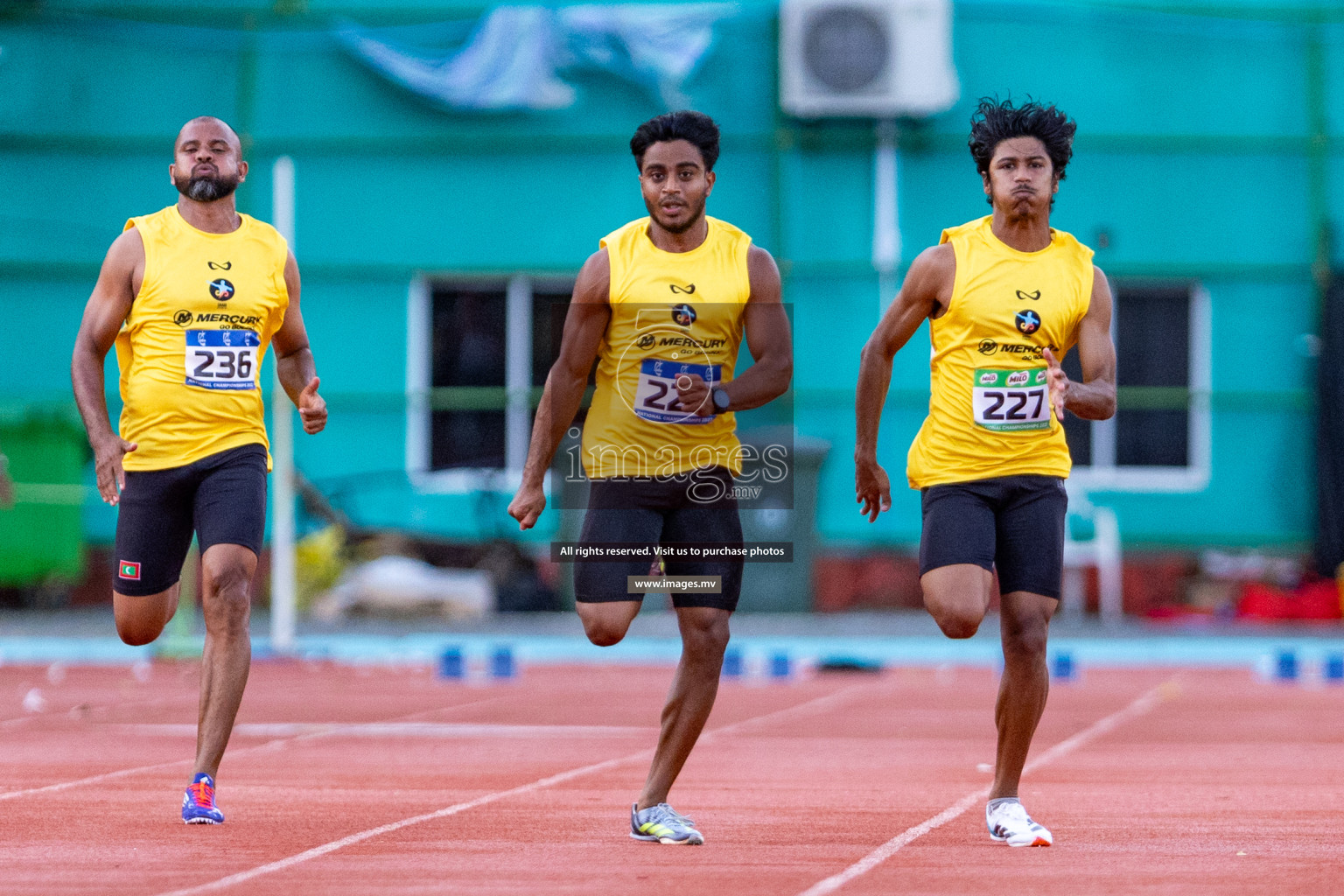 Day 1 of National Athletics Championship 2023 was held in Ekuveni Track at Male', Maldives on Thursday 23rd November 2023. Photos: Nausham Waheed / images.mv