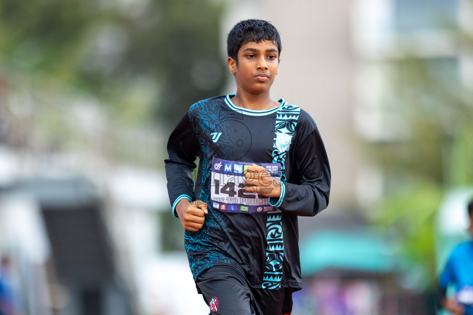 Day 1 of MWSC Interschool Athletics Championships 2024 held in Hulhumale Running Track, Hulhumale, Maldives on Saturday, 9th November 2024. 
Photos by: Ismail Thoriq / images.mv